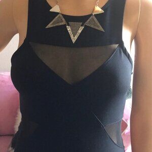 Bebe Gorgeous Cut-out with Sheer Dressy Top! 😻🛍